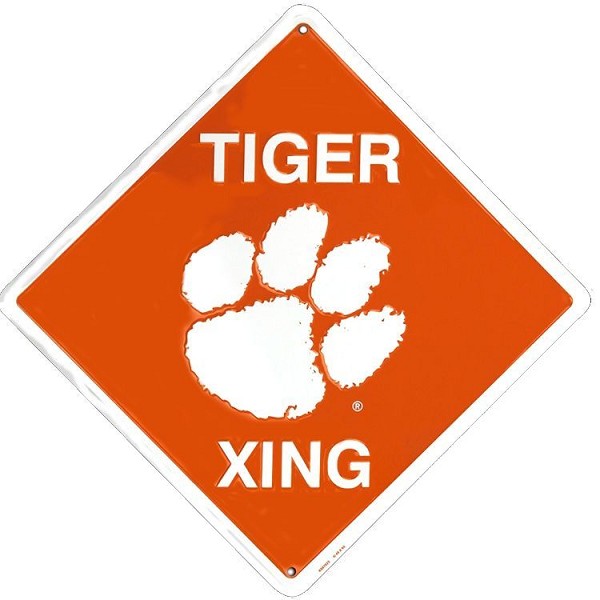 signs 4 fun Clemson Tigers College Crossing Sign