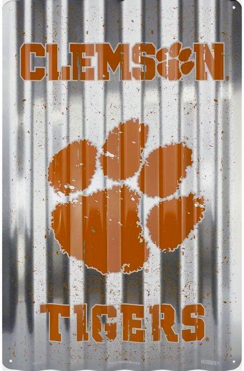 signs 4 fun Clemson Tigers Corrugated Large Sign