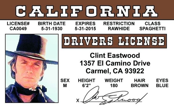 signs 4 fun Clint Eastwood ID