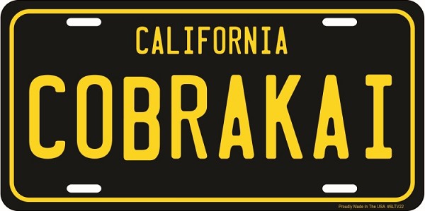 signs 4 fun Cobrakai License Plate