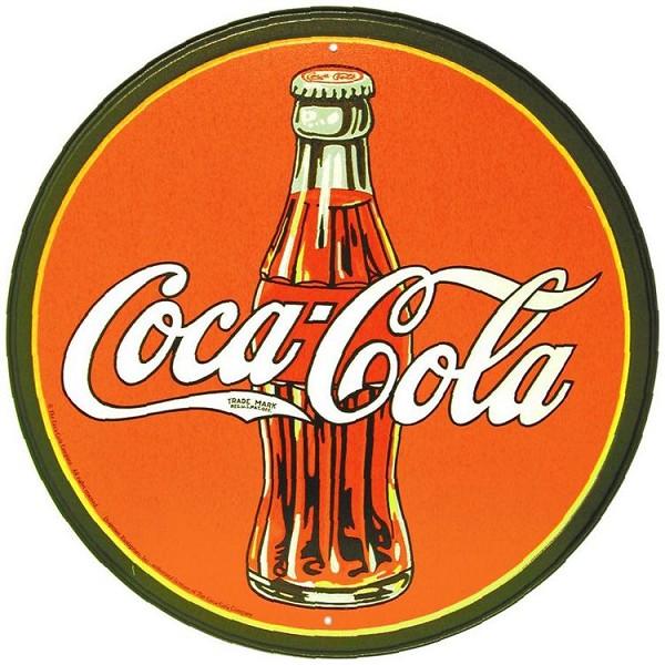 signs 4 fun Coke Bottle Round Sign