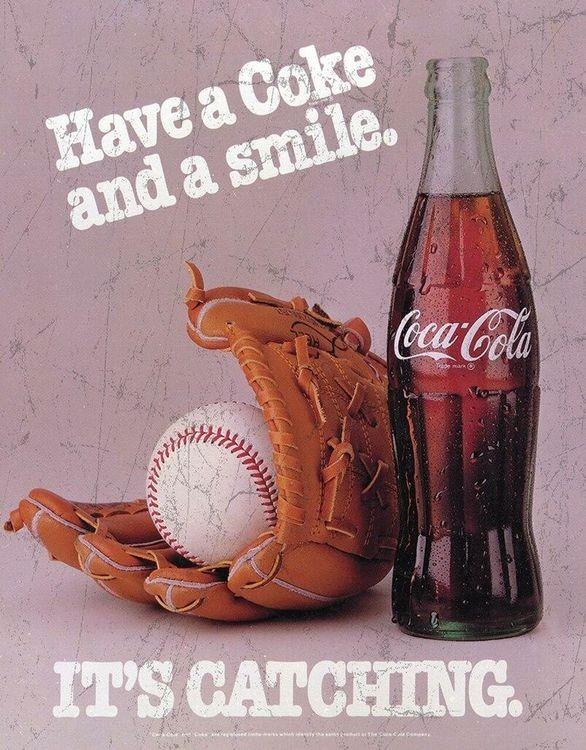 signs 4 fun Coke Catching Metal Tin Sign