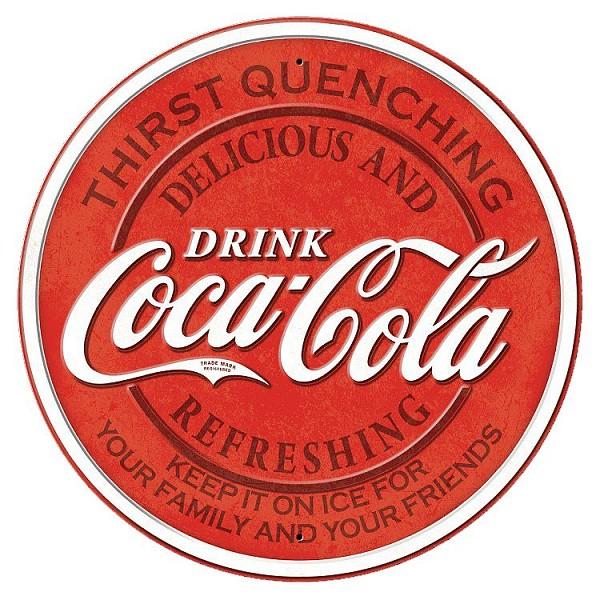 signs 4 fun COKE-Family & Friends Round Sign