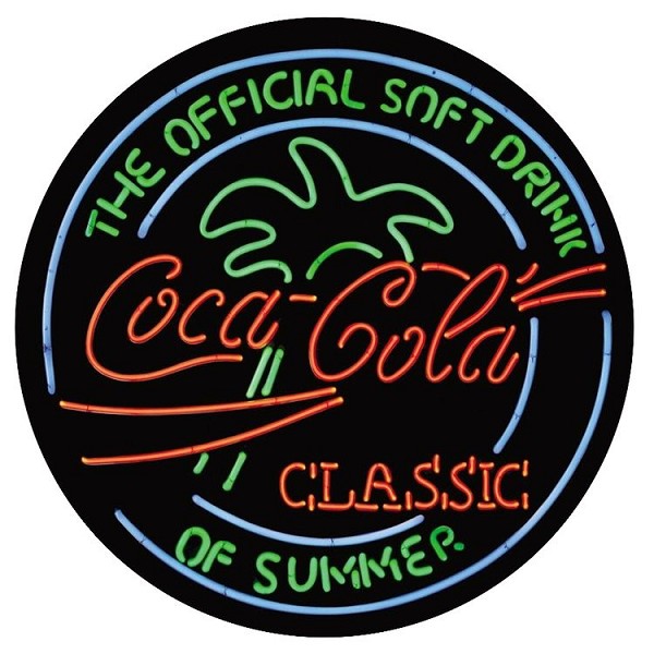 signs 4 fun Coke Neon Round Sign