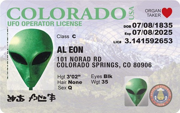 signs 4 fun Colorado Alien ID