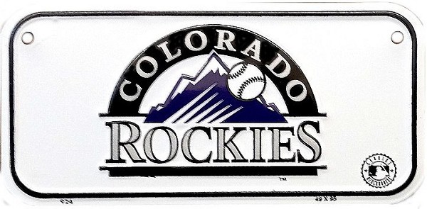 signs 4 fun Colorado Rockies Bike Tag