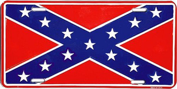 signs 4 fun Confederate Flag License Plate