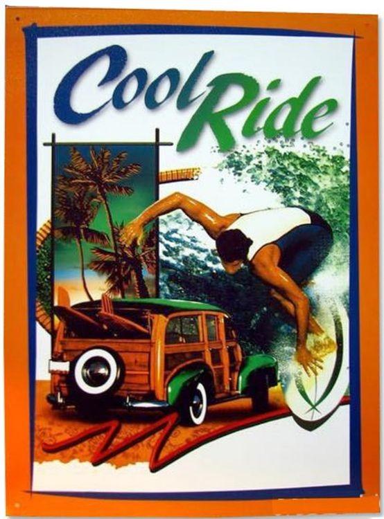 signs 4 fun Cool Ride Metal Sign