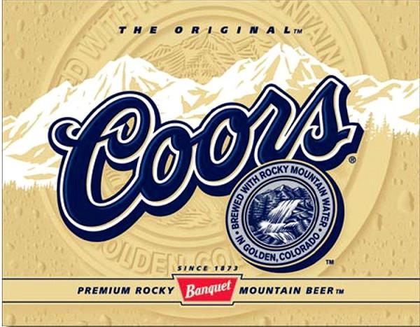 signs 4 fun Coors Label Metal Tin Sign