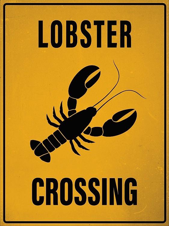 signs 4 fun Crossing - Lobster Magnet