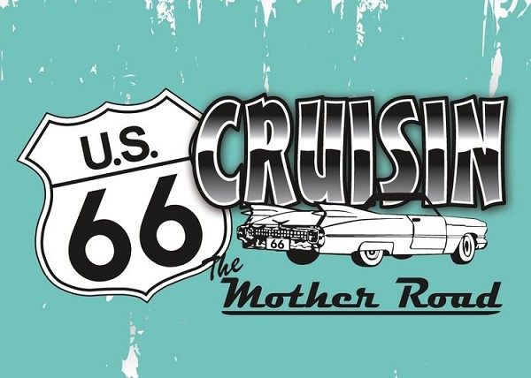 signs 4 fun Cruisin Route 66 Magnet