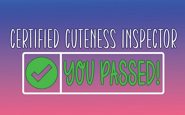 signs 4 fun Cuteness Inspector Pocket Hug