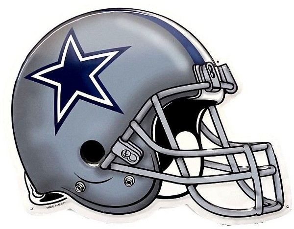 signs 4 fun Dallas Cowboys Helmet Die Cut Sign