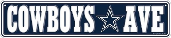 signs 4 fun Dallas Cowboys Small Street Sign