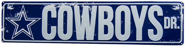 signs 4 fun Dallas Cowboys Street Sign