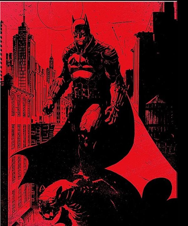 signs 4 fun DC - Batman - Red Metal Sign