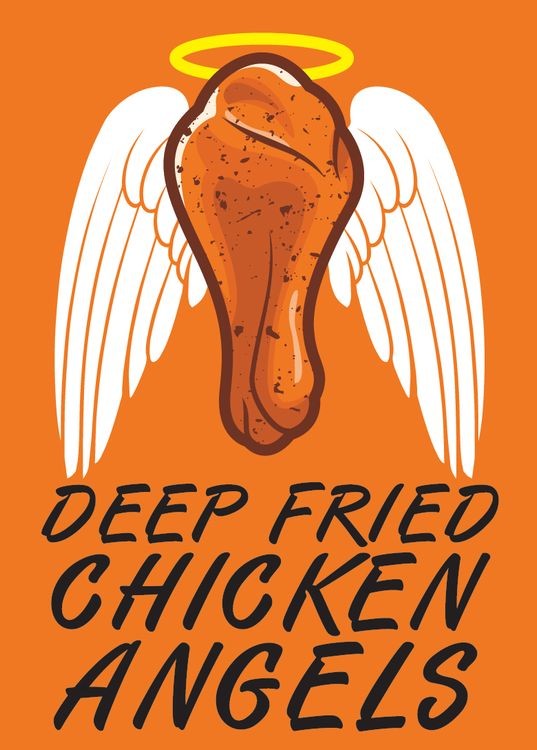 signs 4 fun Deep Fried Chicken Magnet