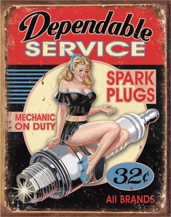 signs 4 fun Dependable Service Metal Sign