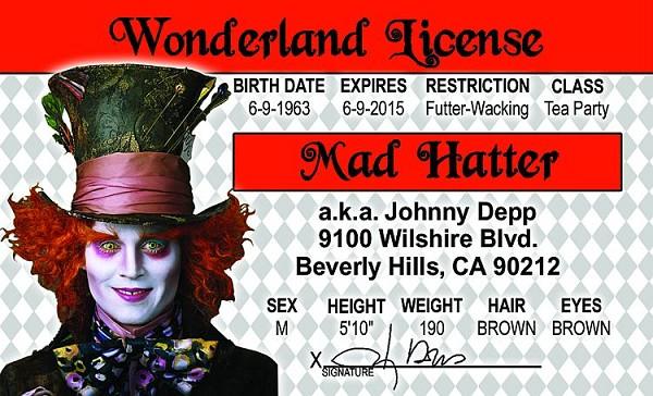 signs 4 fun Depp Mad Hatter ID