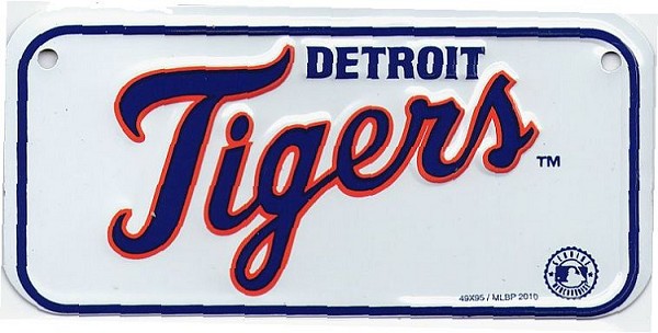 signs 4 fun Detroit Tigers Bike Tag