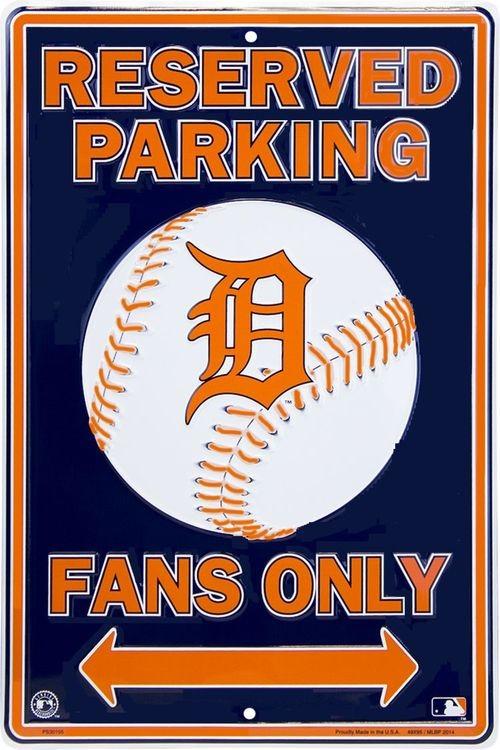 signs 4 fun Detroit Tigers Lg. Parking Sign