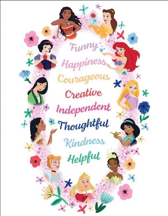 signs 4 fun Disney Princesses Metal Tin Sign