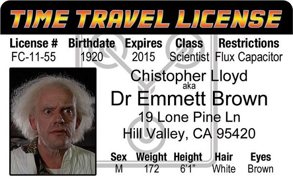 signs 4 fun Doc Brown ID