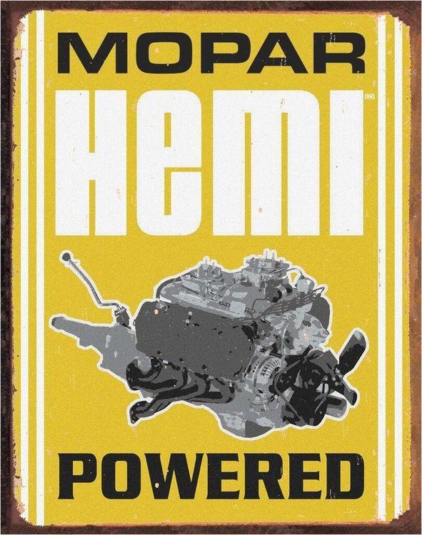 signs 4 fun Dodge - Mopar Hemi Powered Metal Sign