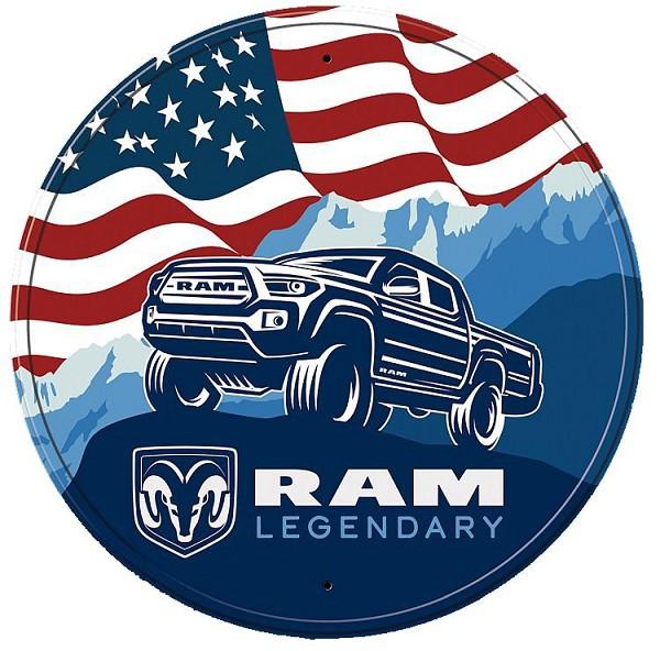 signs 4 fun Dodge RAM Legend Round Sign