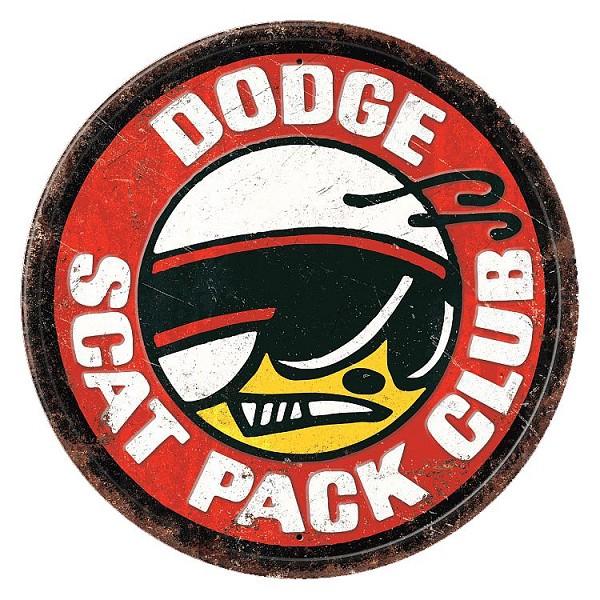 signs 4 fun Dodge Scat Pack Round Sign