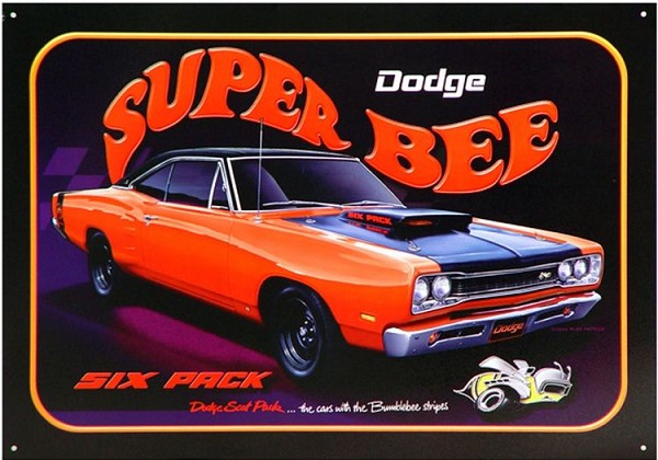 signs 4 fun Dodge Super Bee II Metal Sign