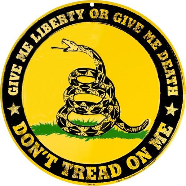 signs 4 fun Don't Tread on Me Round Sign