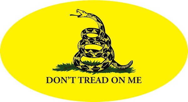 signs 4 fun Don't Tread on Me Sticker