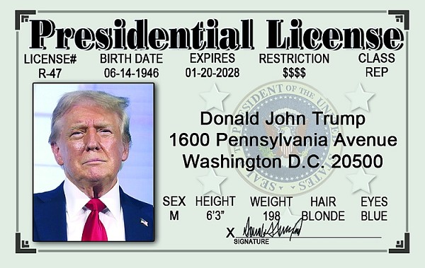 signs 4 fun Donald Trump 47th President ID