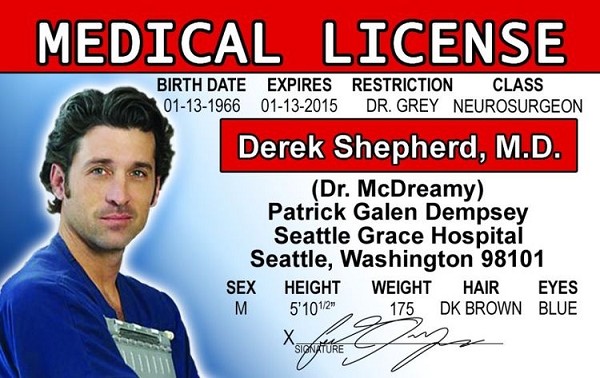 signs 4 fun Dr. McDreamy ID
