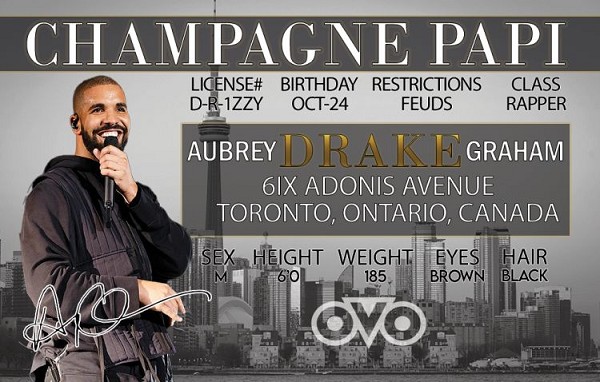 signs 4 fun Drake OVO ID