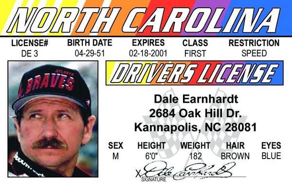 signs 4 fun Earnhardt ID