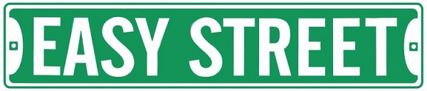 signs 4 fun Easy St. Street Sign