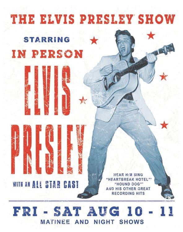 signs 4 fun Elvis Presley Show Metal Sign