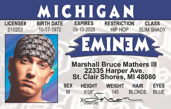 signs 4 fun Eminem ID