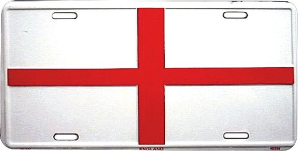 signs 4 fun England Flag License Plate