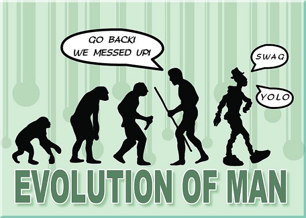 signs 4 fun Evolution Mess Magnet