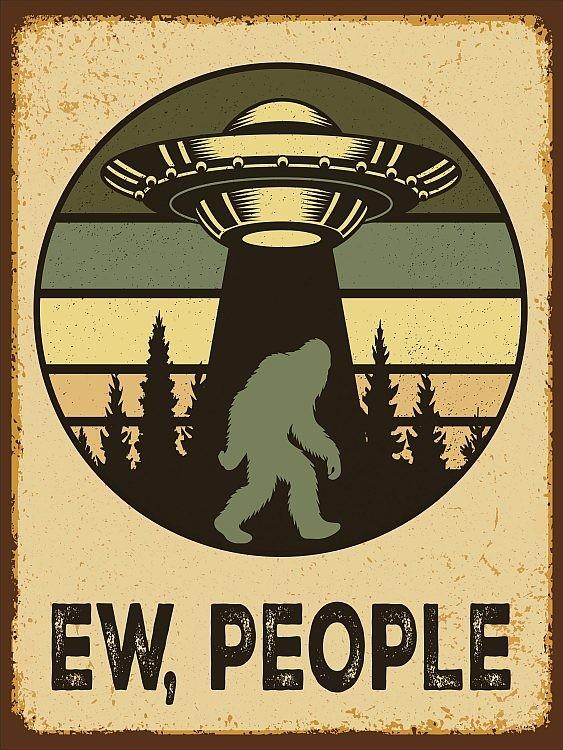 signs 4 fun Ew People Magnet