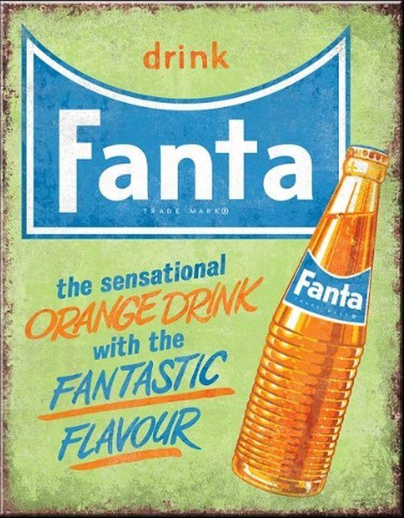 signs 4 fun Fanta Metal Tin Sign