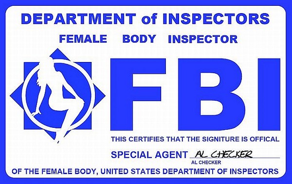 signs 4 fun FBI Inspector ID
