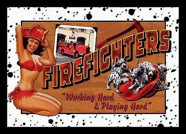 signs 4 fun Firefighters Metal Sign