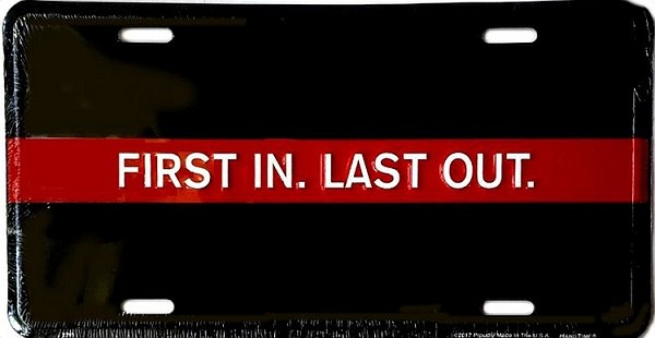 signs 4 fun First In Last Out License Plate