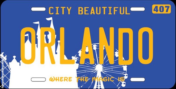 signs 4 fun FL- Orlando Beautiful License Plate