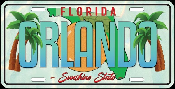 signs 4 fun FL- Orlando Palms License Plate