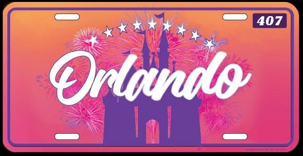 signs 4 fun FL- Orlando Stars Light License Plate